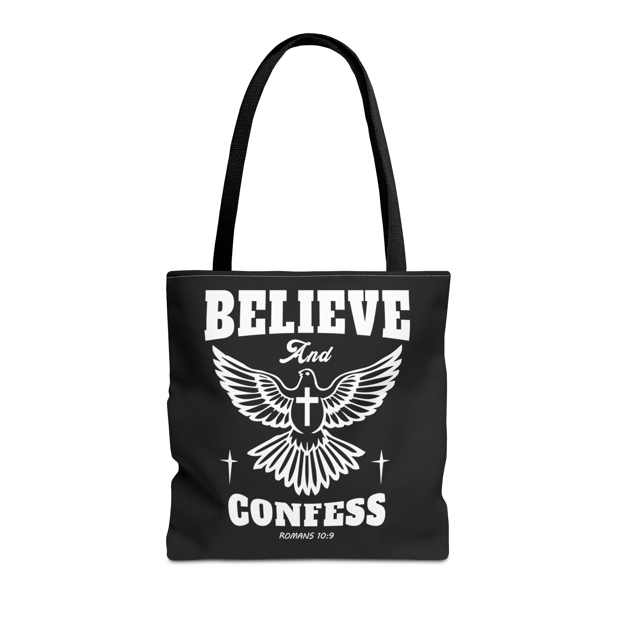 Believe & Confess Tote (black)
